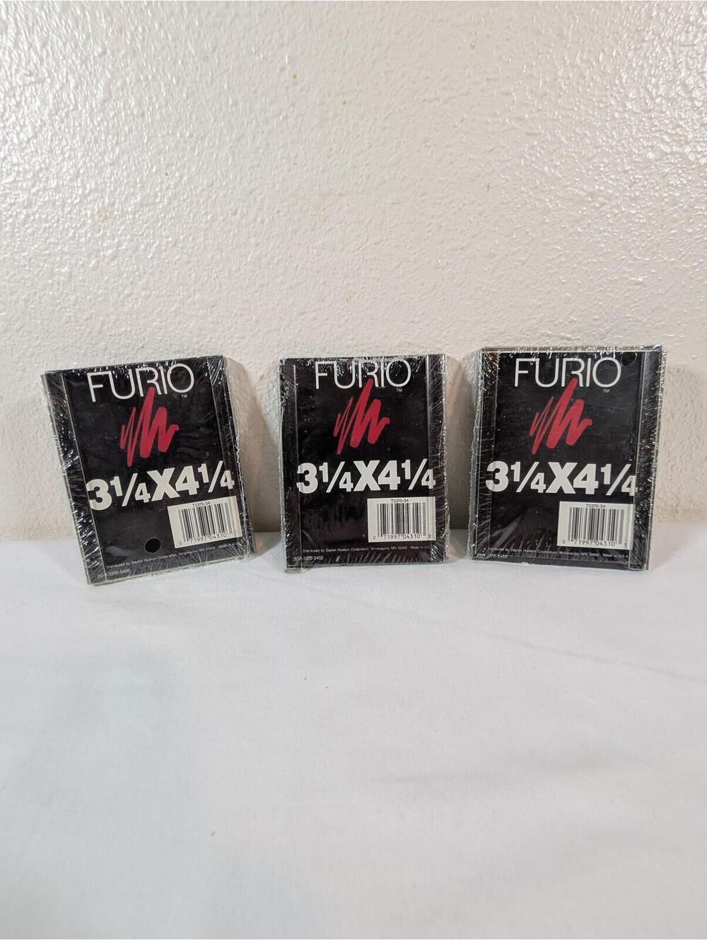 Furio 3 1/4 x 4 1/4 Black Picture Frames Set of 3- Perfect for Trading Cards
